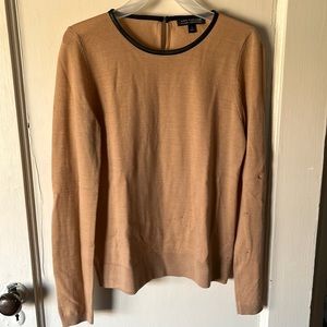 Ann Taylor size S Merino Wool Tan Sweater